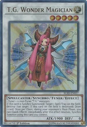T.G. Wonder Magician [BLRR-EN057] Ultra Rare