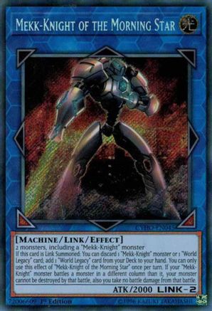 Mekk-Knight of the Morning Star [CYHO-EN045] Secret Rare