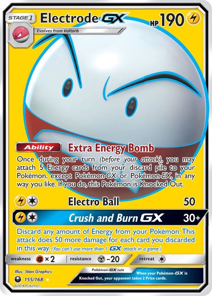 Electrode GX (155/168) [Sun & Moon: Celestial Storm]