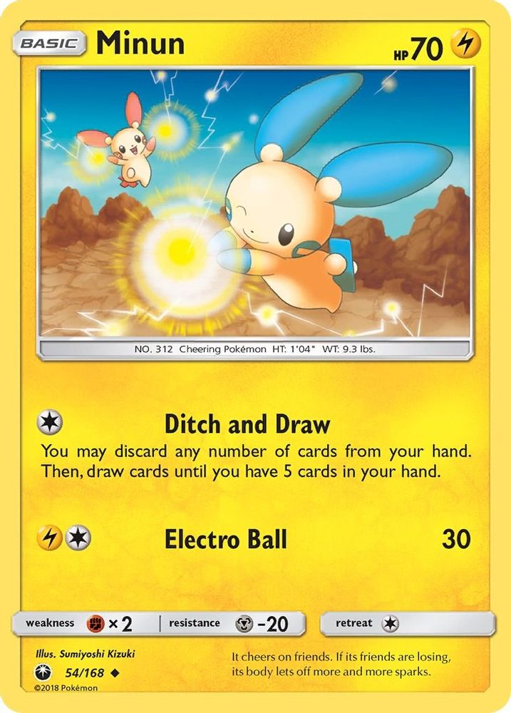 Minun (54/168) [Sun & Moon: Celestial Storm]
