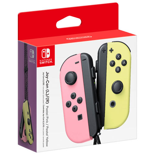 Joy-Con Left and Right Controllers Pastel Pink / Pastel Yellow - Nintendo Switch