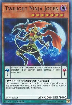 Twilight Ninja Jogen [SHVA-EN026] Super Rare