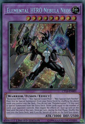 Elemental Hero Nebula Neos [CT15-EN001] Secret Rare