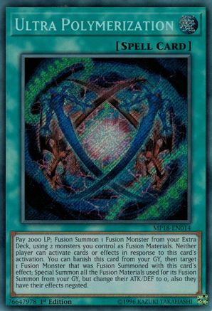 Ultra Polymerization [MP18-EN014] Secret Rare