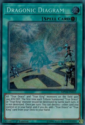 Dragonic Diagram [MP18-EN015] Secret Rare