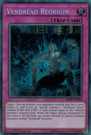 Vendread Reorigin [MP18-EN090] Secret Rare