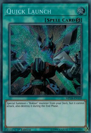 Quick Launch [MP18-EN139] Secret Rare