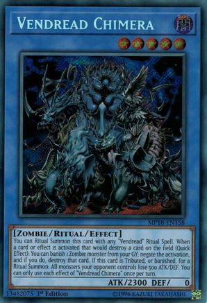 Vendread Chimera [MP18-EN158] Secret Rare