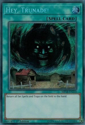Hey, Trunade! [MP18-EN210] Secret Rare