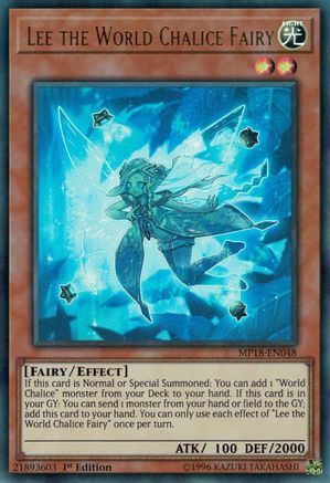 Lee the World Chalice Fairy [MP18-EN048] Ultra Rare