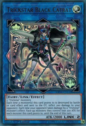 Trickstar Black Catbat [MP18-EN132] Ultra Rare