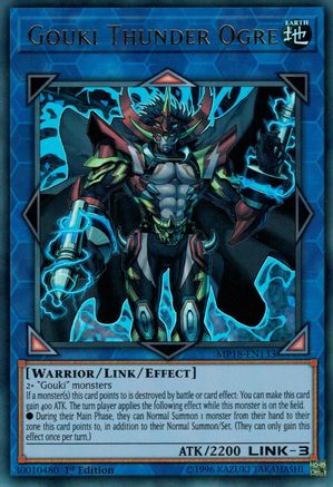 Gouki Thunder Ogre [MP18-EN133] Ultra Rare