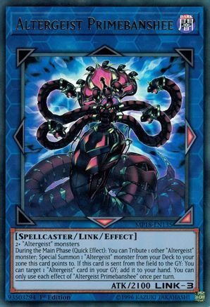 Altergeist Primebanshee [MP18-EN135] Ultra Rare