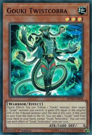 Gouki Twistcobra [MP18-EN038] Super Rare