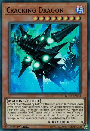 Cracking Dragon [MP18-EN043] Super Rare
