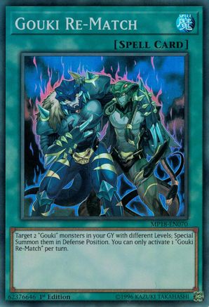 Gouki Re-Match [MP18-EN070] Super Rare