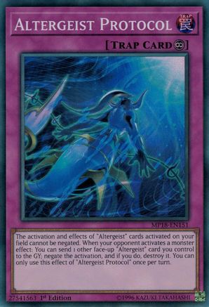 Altergeist Protocol [MP18-EN151] Super Rare