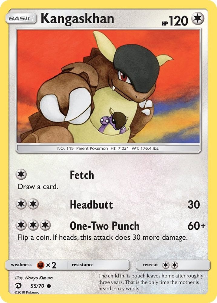 Kangaskhan (55/70) [Sun & Moon: Dragon Majesty]