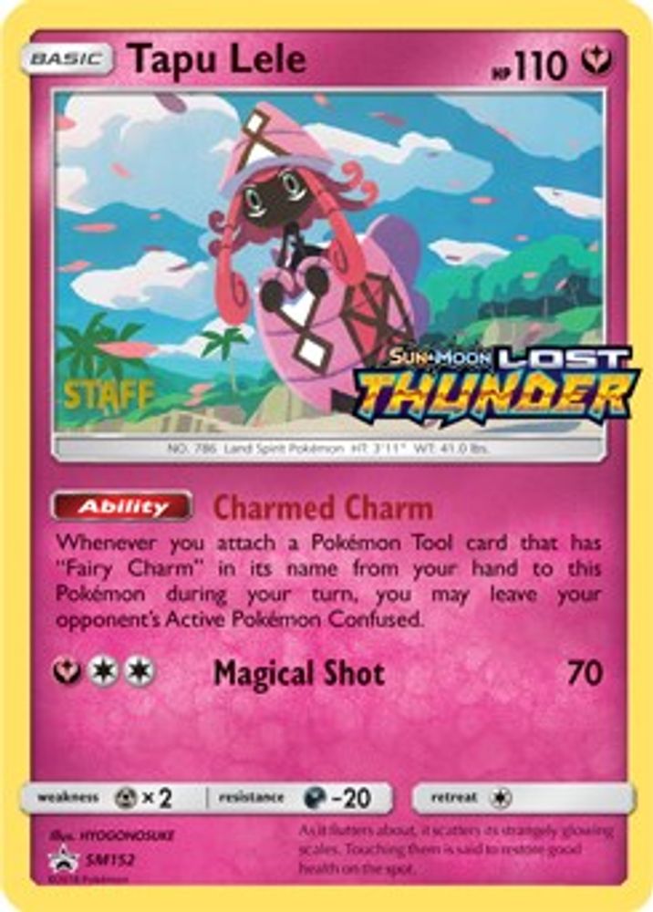 Tapu Lele (SM152) (Staff Prerelease Promo) [Sun & Moon: Black Star Promos]