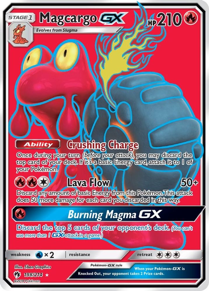 Magcargo GX (198/214) [Sun & Moon: Lost Thunder]