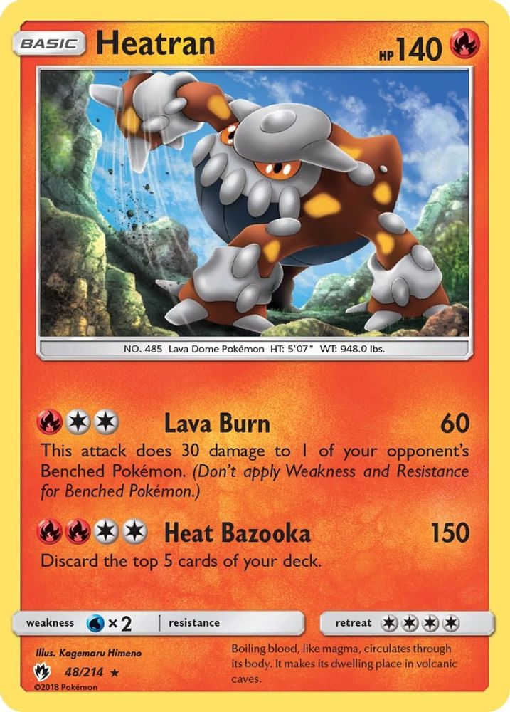 Heatran (48/214) [Sun & Moon: Lost Thunder]