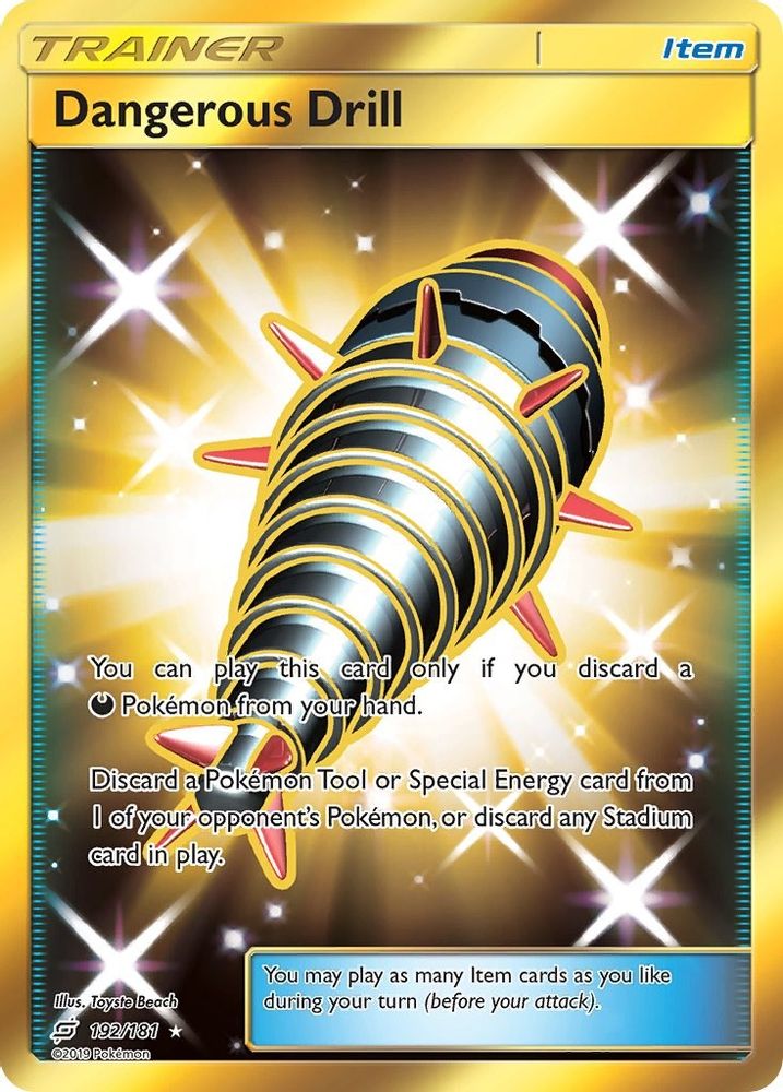 Dangerous Drill (192/181) [Sun & Moon: Team Up]