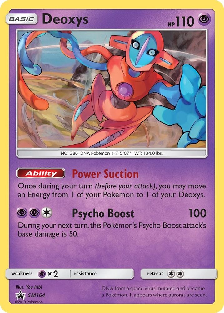 Deoxys (SM164) [Sun & Moon: Black Star Promos]