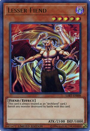 Lesser Fiend [LART-EN008] Ultra Rare