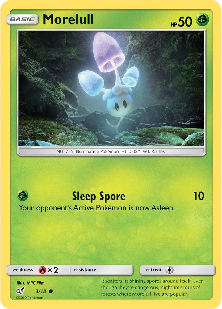 Morelull (3/18) [Sun & Moon: Detective Pikachu]