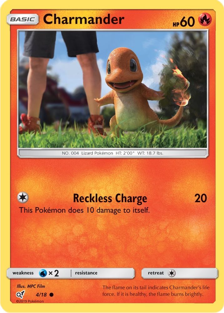 Charmander (4/18) [Sun & Moon: Detective Pikachu]