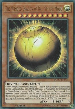 The Winged Dragon of Ra - Sphere Mode [DUPO-EN045] Ultra Rare