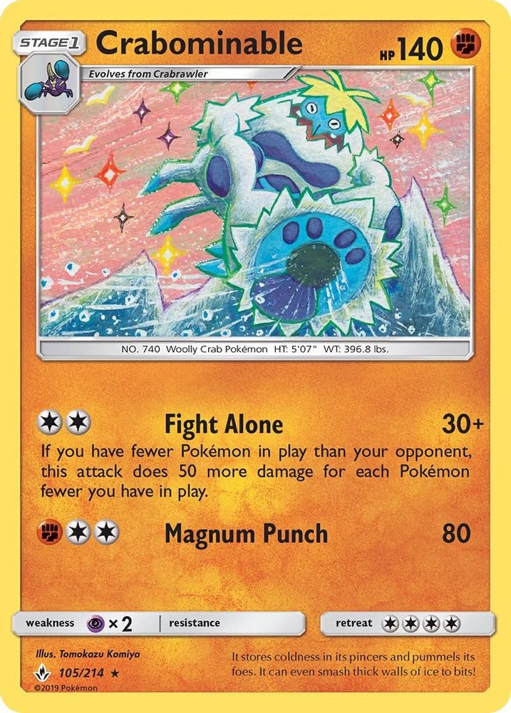 Crabominable (105/214) [Sun & Moon: Unbroken Bonds]