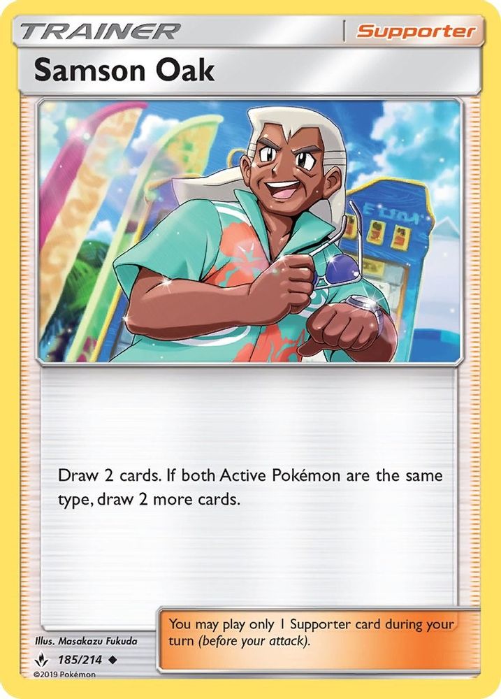 Samson Oak (185/214) [Sun & Moon: Unbroken Bonds]