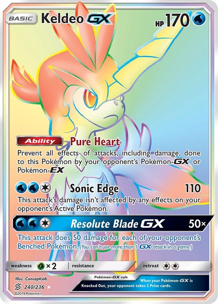 Keldeo GX (240/236) [Sun & Moon: Unified Minds]