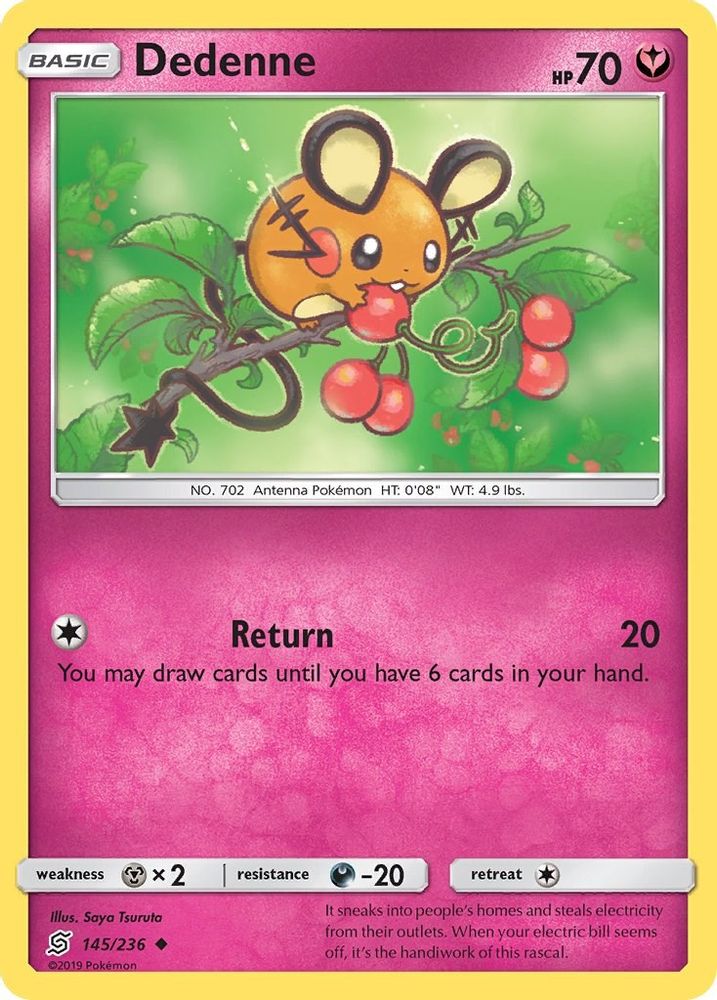 Dedenne (145/236) [Sun & Moon: Unified Minds]
