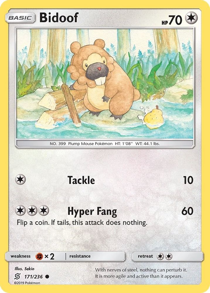 Bidoof (171/236) [Sun & Moon: Unified Minds]