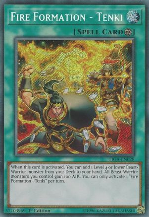 Fire Formation - Tenki [FIGA-EN028] Secret Rare