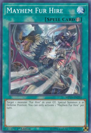 Mayhem Fur Hire [MP19-EN255] Common