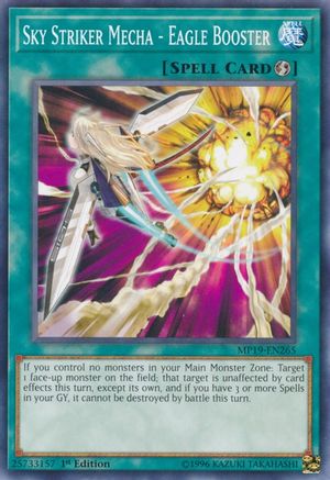 Sky Striker Mecha - Eagle Booster [MP19-EN265] Common