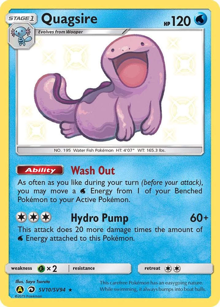 Quagsire (SV10/SV94) [Sun & Moon: Hidden Fates - Shiny Vault]