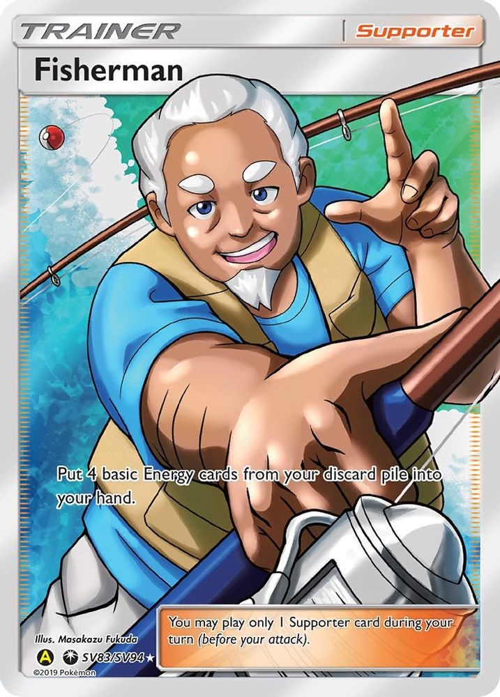 Fisherman (SV83/SV94) [Sun & Moon: Hidden Fates - Shiny Vault]