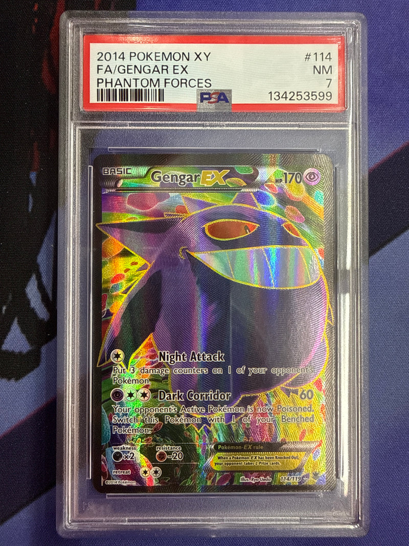 Gengar EX (114/119) [XY: Phantom Forces] - Graded