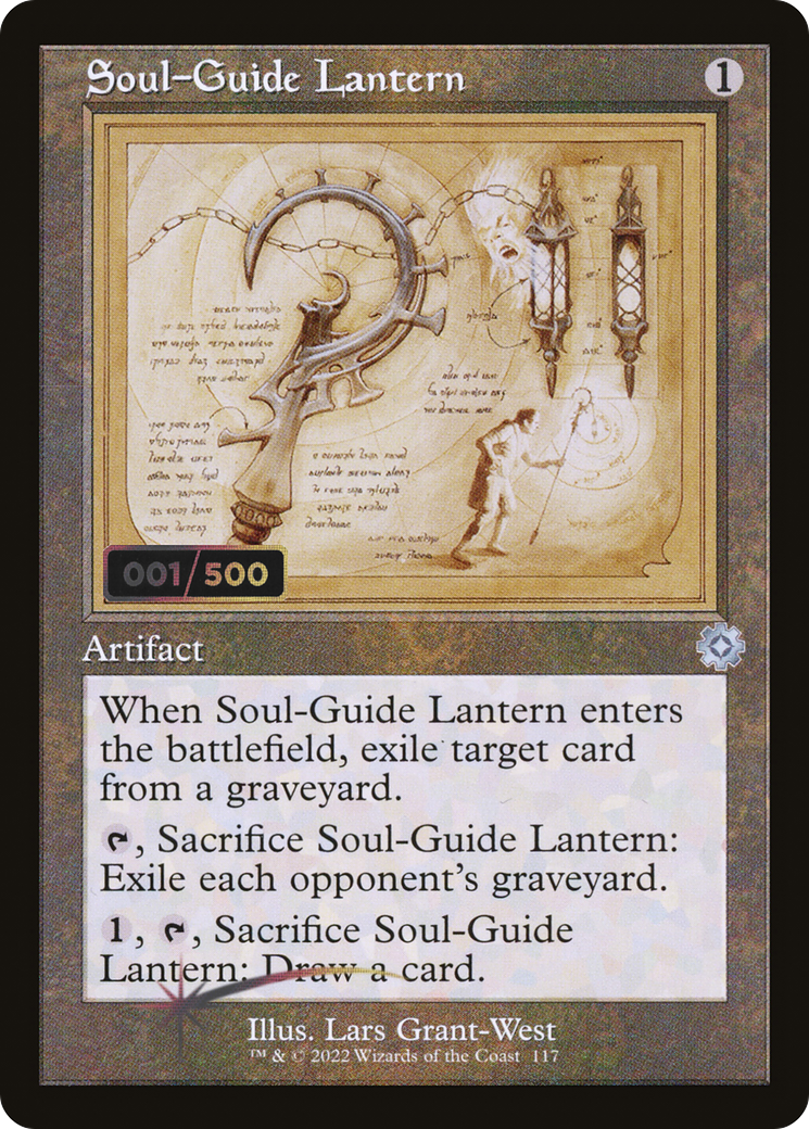 Soul-Guide Lantern (Retro Schematic) (Serial Numbered) [The Brothers' War Retro Artifacts]