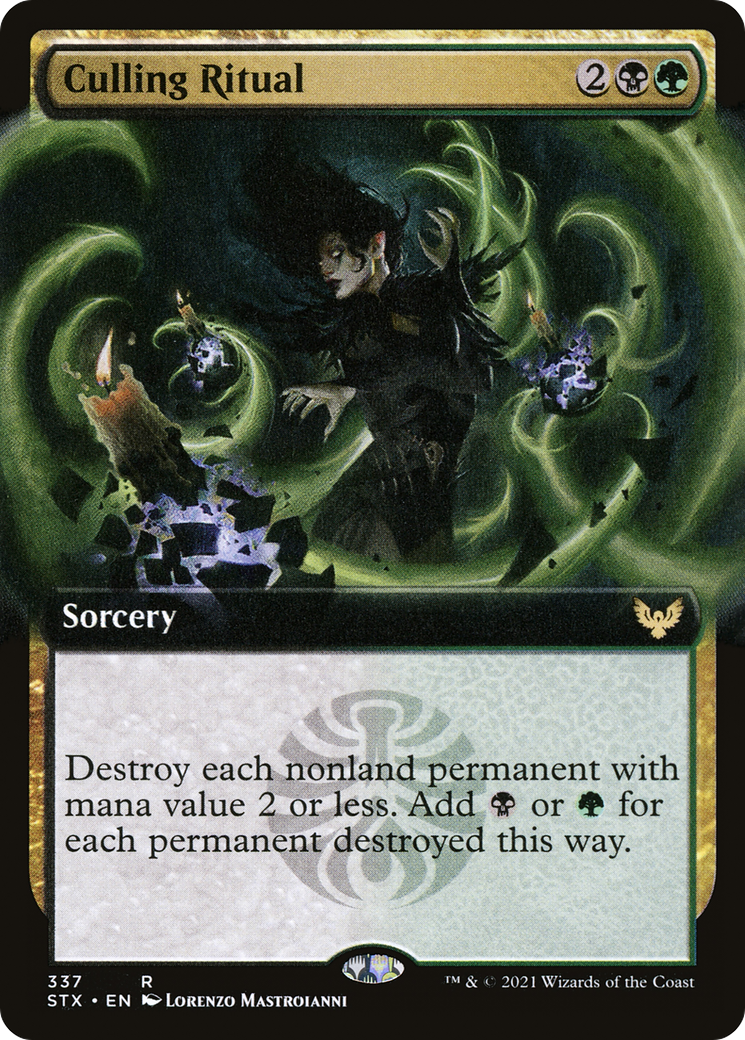Culling Ritual (Extended Art) [Strixhaven: School of Mages]