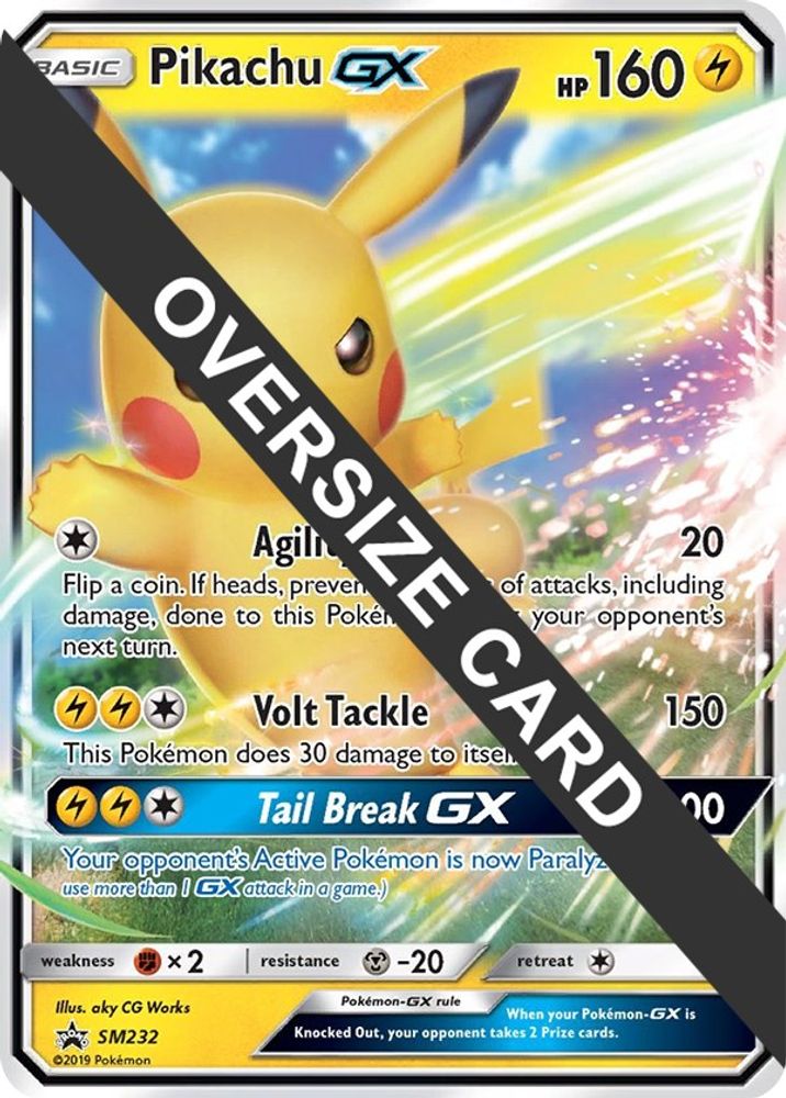 Pikachu GX (SM232) (Jumbo Card) [Sun & Moon: Black Star Promos]