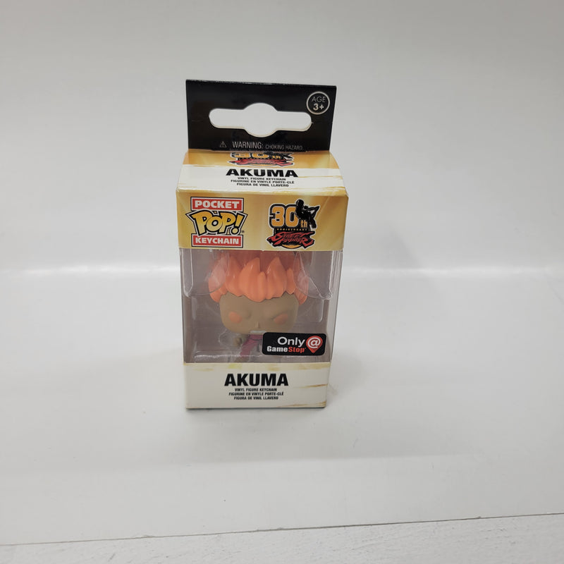 Akuma Street Fighter 30th Anniversary Pocket Pop Keychain Vinyl Figure