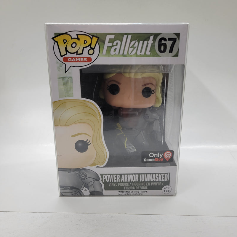 Power Armor (Unmasked) Fallout #67 Bobble Head Pop! Vinyl Figure