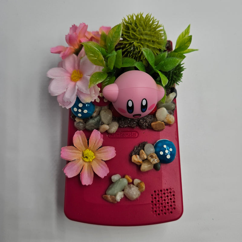 Gameboy Kirby Terrarium - Video Game Display