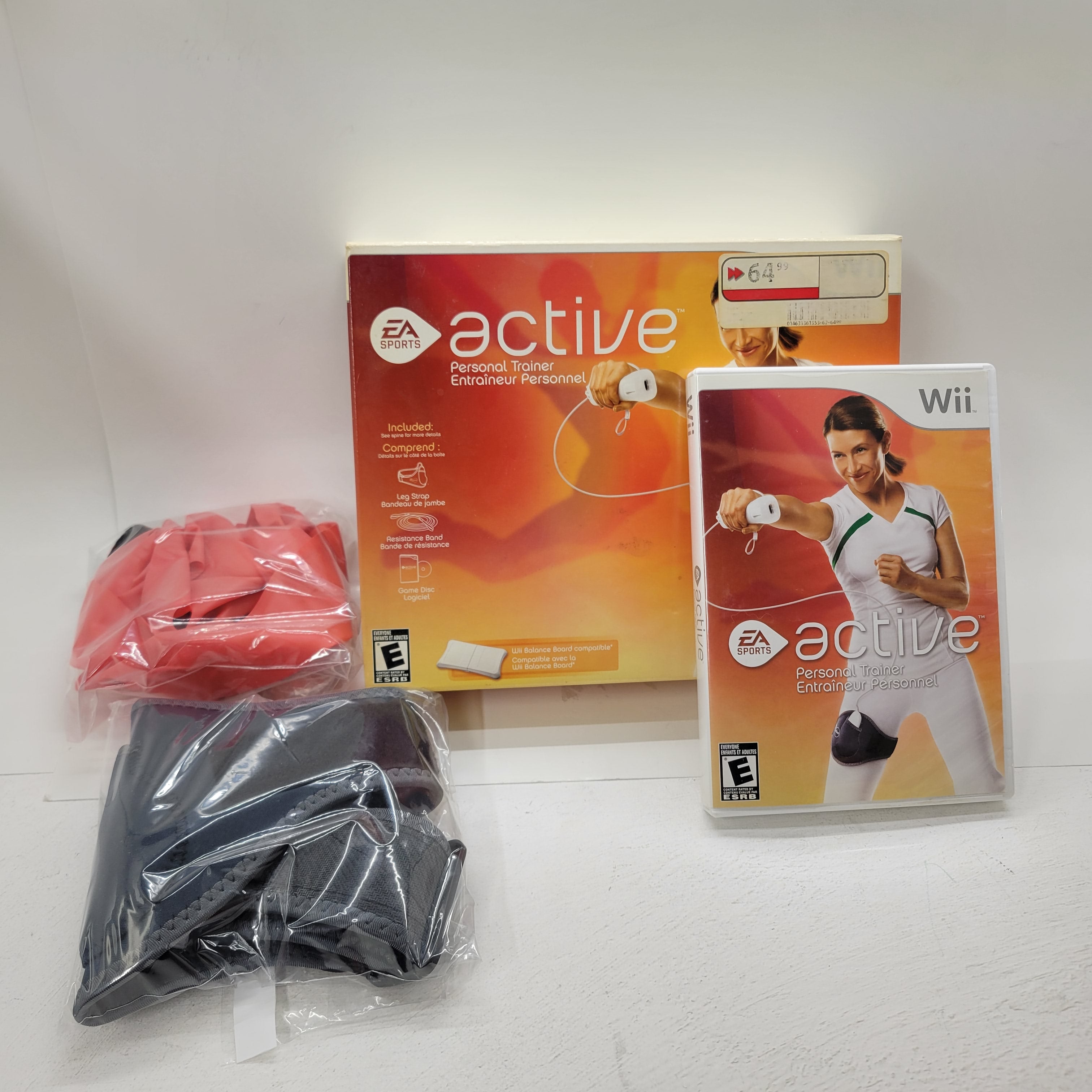 New In Box EA Sports Active Training Kit (Weights/Band/Strap) Nintendo Wii