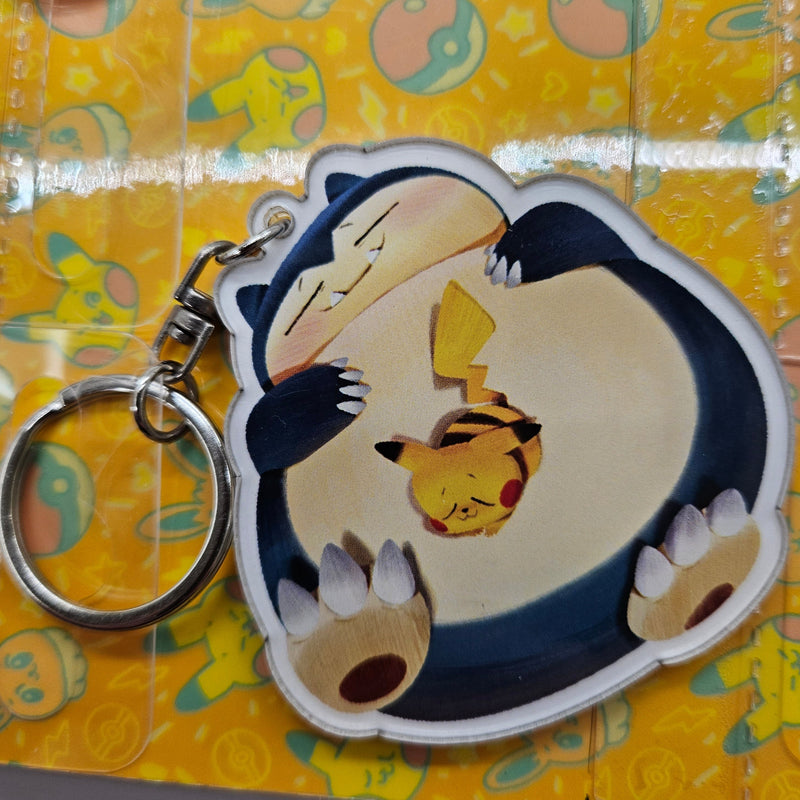 Snorlax Pokemon Keychain